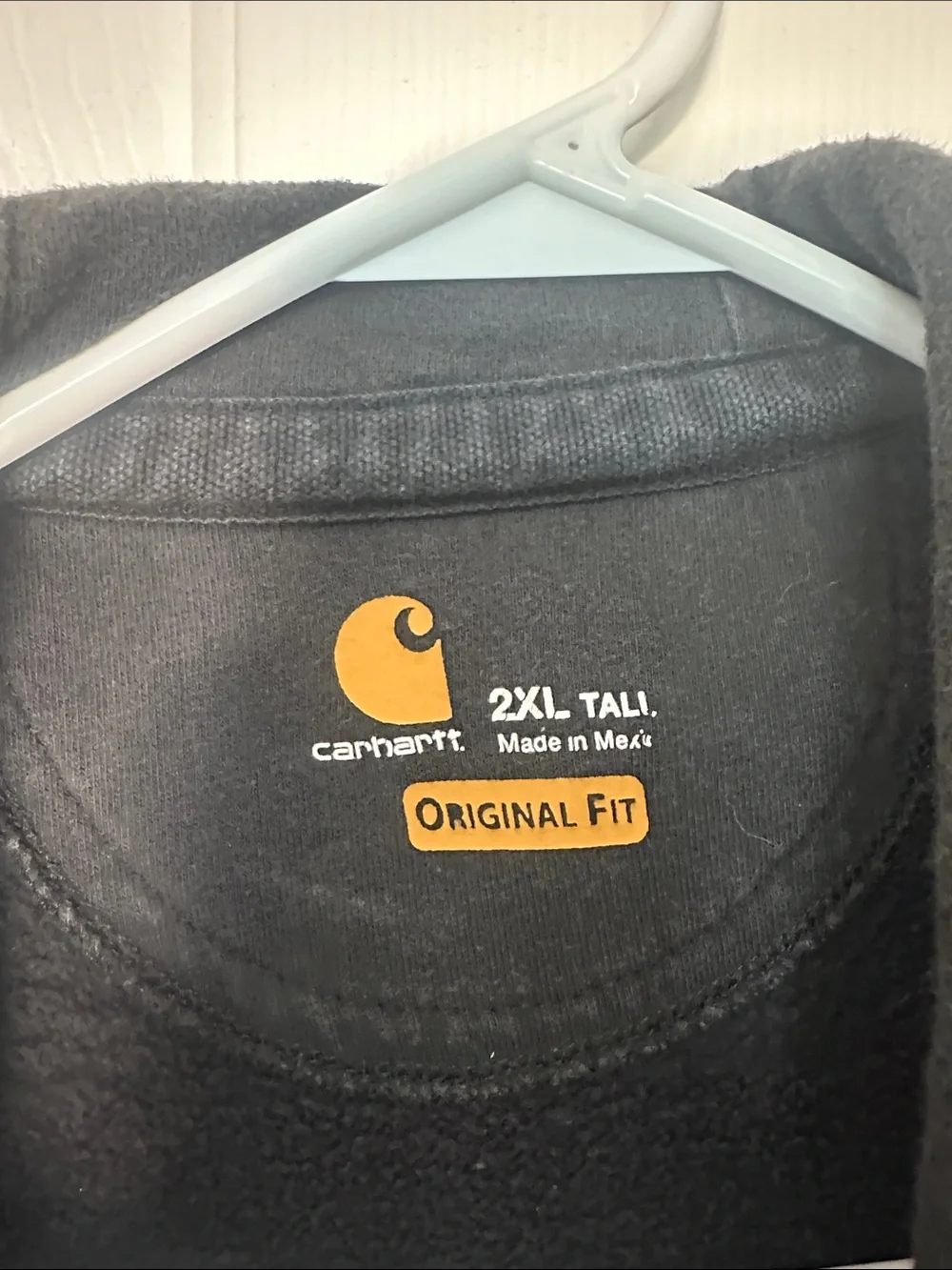 Carhartt Black Crewneck Sweatshirt with Gold Logo